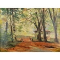thumbnail image 3 of Franz Kulstrunk 14x11 Black Modern Framed Museum Art Print Titled - Autumnal Forest Clearing, 3 of 5