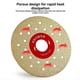 thumbnail image 4 of 10 Discos Abrasivos de Corte de Diamante de 4 Pulgadas y 100 Mm, Hoja de Soldada Al Vacío para Azulejos de Porcelana de Mármol, de , Porcelana, 4 of 5
