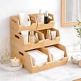 thumbnail image 6 of Homestead Bamboo Pantry Storage Bins, 3-Tier Stackable Open Front Baskets for Produce, Potato and Onion Storage with Handles, Set of 5, 6 of 7