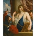 thumbnail image 2 of Alessandro Varotari 20x24 Black Ornate Framed Double Matted Museum Art Print Titled: Semiramis Called to Arms, 2 of 5