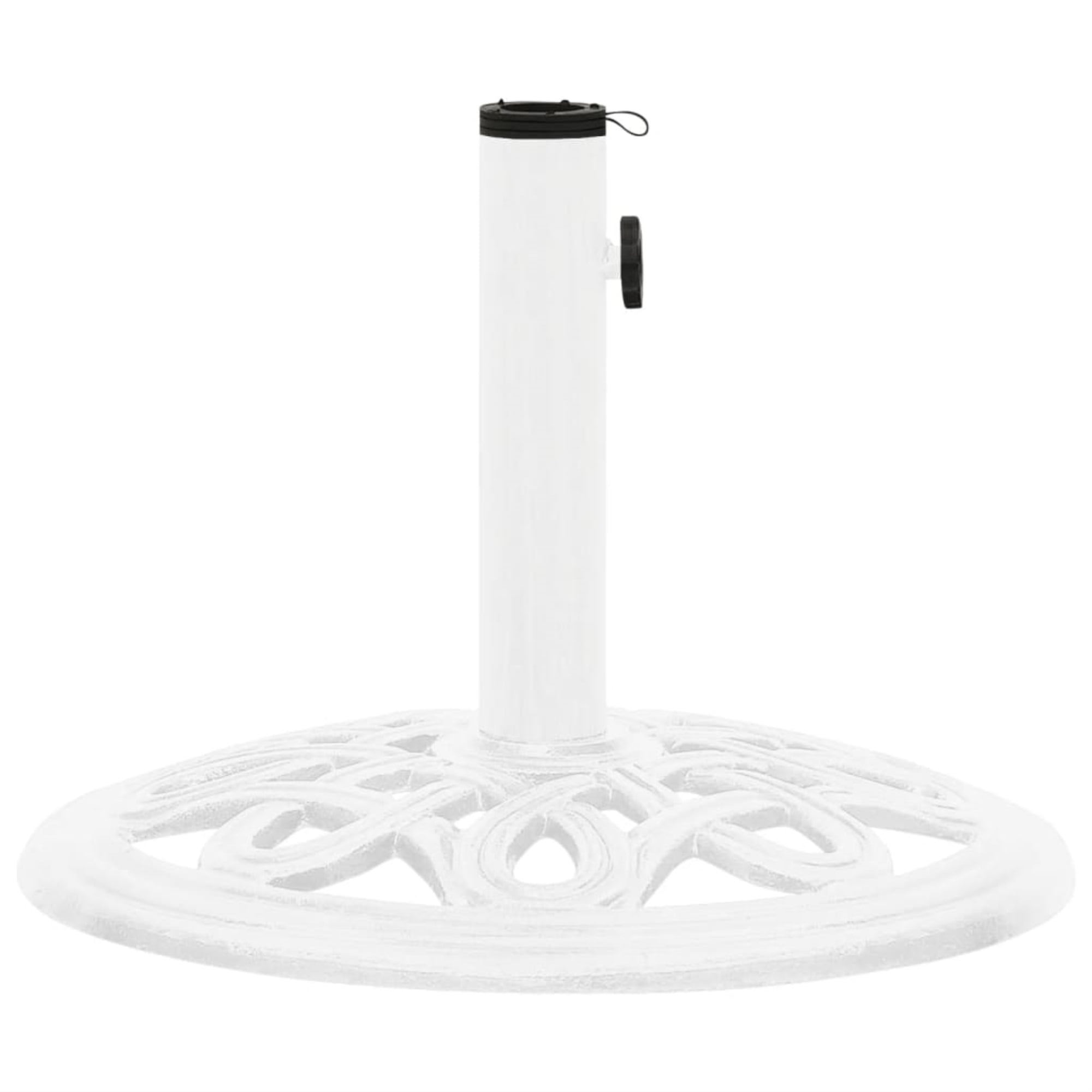 Casafoyer Umbrella Base White 15.7"x15.7"x12.6" Cast Iron