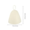 thumbnail image 2 of DEEPCRAFF 3 Pcs Bonnet de Sauna pour une Absorption Efficace de l'Humidité au Sauna, 2 of 8