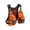 Orange, variant on Bassdash Lightweight and Durable Unisex Adult Fishing Vest Pack, One Size, Green