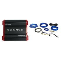 Crunch GP-1500.2 1500w 2 Channel Car Amplifier Bridgeable Stereo Amp Wire Kit