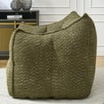 thumbnail image 3 of Newest Heavy-Duty Chenille Bean Bag Chair - 2-Person High-Density Foam & Portable Design for Family Entertainment, 3 of 10
