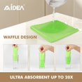 thumbnail image 2 of AIDEA Microfiber Cleaning Cloth-12PK, Lint Free Cloth for Glass, Polishing Cleaning Rags, Window Wipes, Kitchen Towels Dishcloths, Microfiber Towels for Car Detailing, Kitchen, Home-11×11", 2 of 7