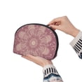 thumbnail image 6 of YFYANG 2 Piece Women's Portable Makeup Bags, Baroque Vintage Floral Texture Clutch Travel Toilet Bags Cosmetic Organizer, 6 of 7