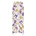 thumbnail image 6 of kaondbfi Dress Pants Women Petite High Waisted Wide Leg Summer Beach Vacation Pants Casual Trousers, 6 of 9