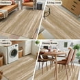 thumbnail image 5 of Rectangle Area Rugs 2.7 x 5 Ft, Brown Non-Slip Residential Carpet, Vintage Modern Abstract Art Ombre Indoor Crawling Mats Runner Rugs for Living Room/Dining Room/Bedroom, 5 of 8