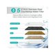 thumbnail image 3 of ICEPURE Countertop Water Filter System, 8000 Gallons Faucet Water Filter, Stainless Steel Countertop Filter, Reduces 99.99% Lead, Chlorine, Heavy Meta, 3 of 5