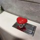 thumbnail image 3 of Handle Toilet Press Button Heart Shaped Press Tank Push Switch Yellow, 3 of 5