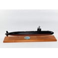 thumbnail image 4 of USS Key West (SSN-722) Submarine Model, Navy, Scale Model, Mahogany, 20 inch, LA Class, 4 of 5