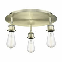 Innovations Lighting - Ballston - 3 Light Flush Mount In Industrial Style-3.5