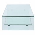thumbnail image 2 of Collection Heavenly Console en verre avec étagère en clair, Console en verre transparent avec étagère, Console cascade avec étagère, Console avec étagère, 2 of 9