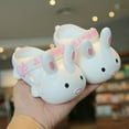 thumbnail image 5 of TAIAOJING Girls Slippers For Toddlers Kids Cute Bunny Summer Indoor Outdoor Slides Comfortable Casual Sandals For Daily Wear Cozy 9.5-10Y, 5 of 5