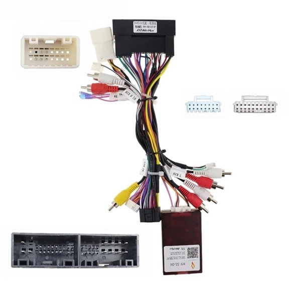 16Pin Car Radio Stereo Power Harness Cable for Hyundai Sonata/IX45/Tucson KIA K5 K7 Rio Sportage