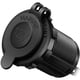 thumbnail image 1 of Toma de encendedor de cigarrillos impermeable de grado marino, 12 V/24 V CC, para barco, motocicleta, coche (1 juego, negro), 1 of 5