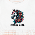 thumbnail image 4 of Inktastic Horse Girl Future Cowgirl Girls Baby Dress, 4 of 5