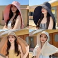 thumbnail image 6 of Full Face Sun Protection & Big Brim Shawl & Sun Hat, Hat with Neck Cover Outdoor Summer Beach Suns Hats for Women, 6 of 8