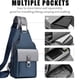thumbnail image 3 of Bolso de hombro impermeable para hombre, bolso de mensajero USB, bolso de hombro informal para hombre, tela Oxford, 3 of 5
