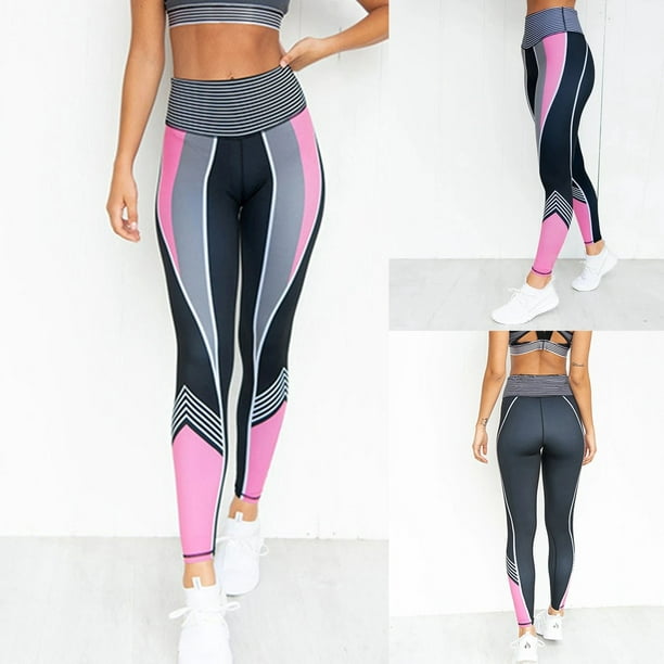Pisexur Yoga Pants For Women,Women Casual Stretchy Tight Push Up Yoga Sport  Legging Running Pant Trouser 