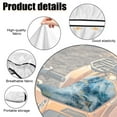 thumbnail image 6 of Uorisanigo ATV Seat Cushion Cover Non-Slip Blue Marble Print Dirt Bike Seats Cushion Breathable Motorcycle Seat Cover Waterproof Protection Car Accessories for Most ATVs, 6 of 7