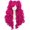 Hot Pink, variant on 28 Inch/70 cm Lolita Long Curly 2 Ponytails Clip   Wig (Hot )