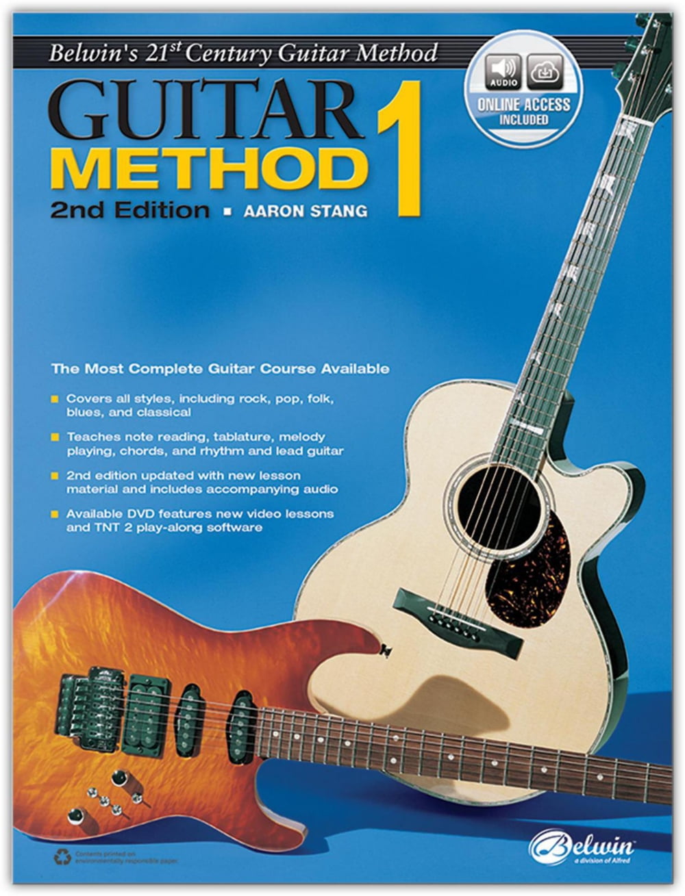 Alfred Belwin's 21st Century Guitar Method 1, Book & Online Audio 2nd