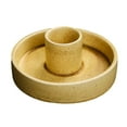 thumbnail image 1 of Soporte para palo de salvia, soporte para palo con ceniza, tazón de salvia de escritorio fácil de limpiar, quemador de paquete de salvia para sala de Amarillo, 1 of 8