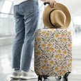 thumbnail image 2 of Yellow Green Leaf Flower Pattern Luggage Cover Fashion Suitcase Cover Baggage Covers Fit 25-28 Inch Luggage (Go Travel), 2 of 5