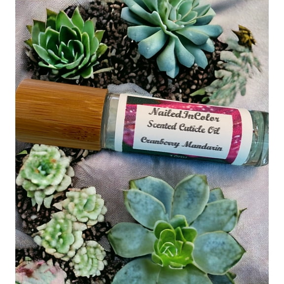 Cranberry Mandarin Scented Cuticle Oil by NailedInColor-Women's Nail Care-Cosmetic-Ladie's Cuticle Saver