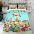 thumbnail image 4 of Numberblocks Conjunto de sábanas temático, trío de piezas, cómodo y amigable con la piel, diseño único, regalo de decoración para el hogar para familiares, amigos y fans, 90 cm * 190 cm, 4 of 6