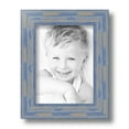 thumbnail image 2 of ArtToFrames 6" x 8" Blue Picture Frame, 6x8 inch Blue Wood Poster Frame (WOM-4377), 1 Pack, 2 of 7