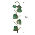 thumbnail image 5 of Leaf Design Hanging Bird Feeder Durable Material Stylish Decor For Feeding Wild Birds Outside, 5 of 5