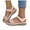 Pink, variant on Platform Dressy Sandals for Women 2025 Summer Comfortable Leather Open Toe Chunky Flats Walking Dress Sandals