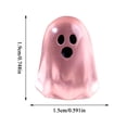 thumbnail image 3 of QLUEWX Glow in The Dark Mini Ghost Figurine, Luminous Glitter Pastel Tiny Ghost Statues, DIY Hanging Ornaments for Fairy Garden Tiered Tray, Halloween Decorations for Home Party Tabletop Decor F, 3 of 8