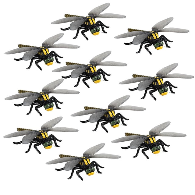 Simulation Animal Insect Model Childrens Static Dragonfly Plastic Decoration Toy Micro Ornaments Landscape