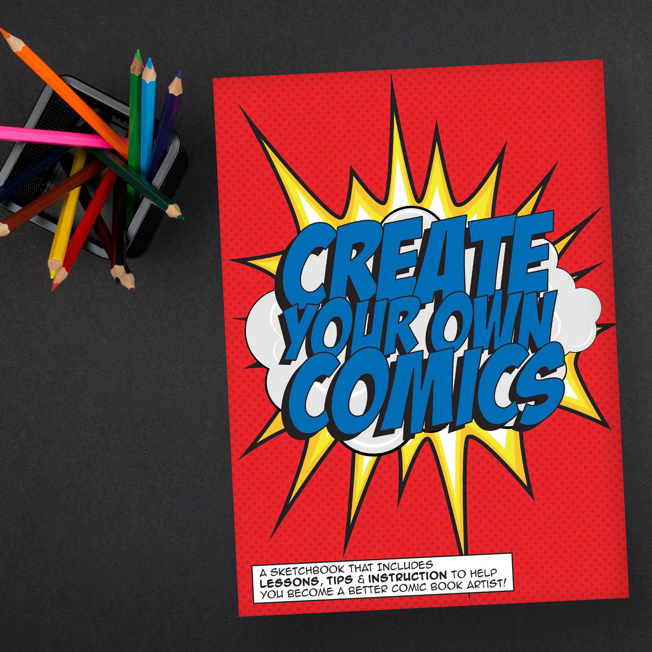 Piccadilly Create Your Own Comics Guided Sketchbook, 8.3 x 11.4" photo 7