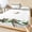 Green Red, variant on Twin Sze Fitted Sheet Set - Green Pine Cone 2 Piece Bedding Sets 16" Deep Pocket Fitted Sheet with 1 Pillowcase, Christmas Winter Plants Retro Beige Brushed Microfiber Hotel Luxury Bed Sheets