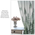 thumbnail image 5 of Print Curtains Green Watercolor Forest Tree Silhouette Room Darkening Curtains Pattern Printing for Bedroom 42x84, 5 of 6
