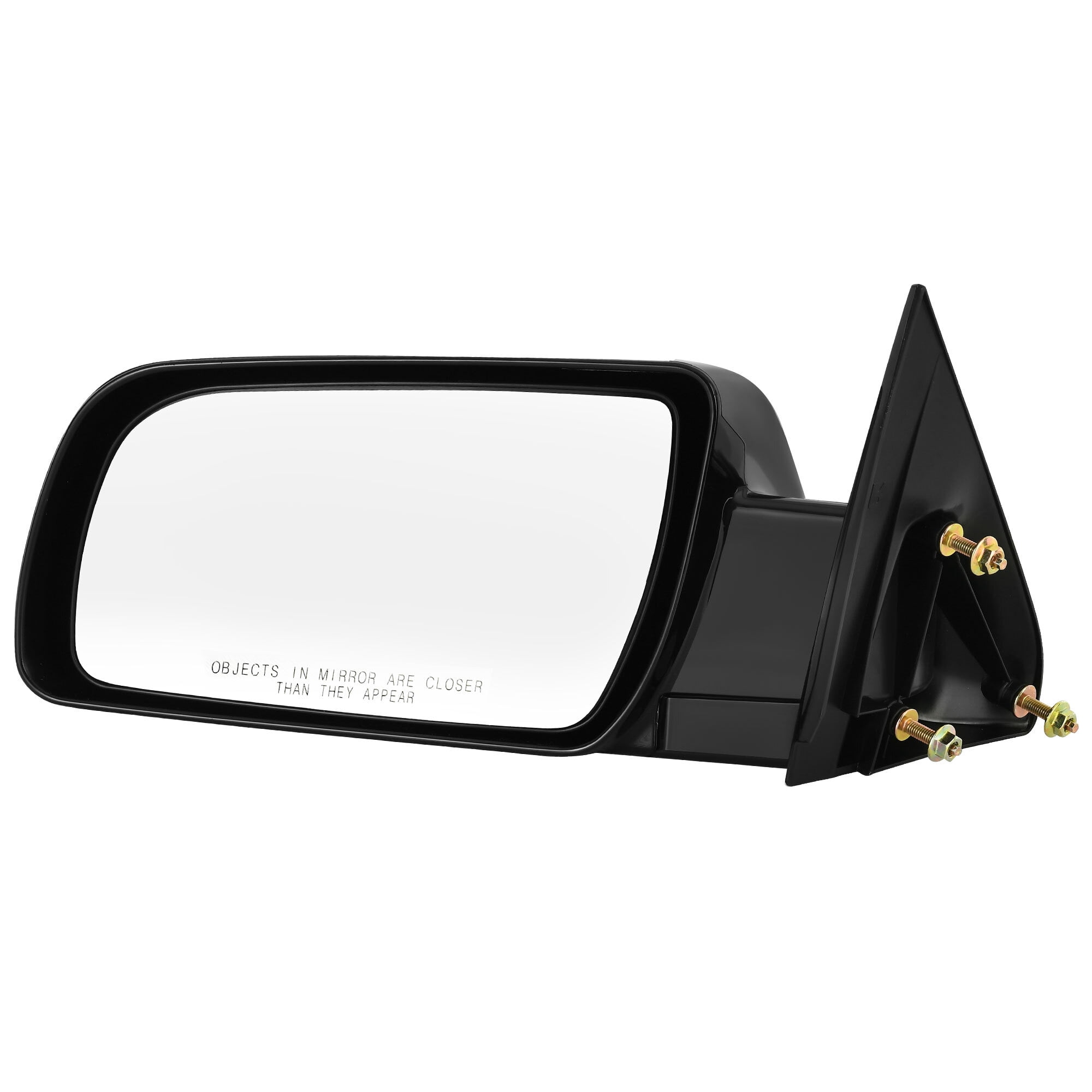 LEDKINGDOMUS Replacement Power Side Mirror Driver Left for GMC C/K 1500/2500/3500 1988-2000, Suburban 1500/2500 1992-1999, Chevy Blazer Full Size 1994, Tahoe 1995-2000,Manual Folding Adjustable Glass