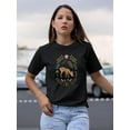 thumbnail image 2 of Critters And Foliage B T-Shirt Women -Victoria Barnes Designs, Female x-Large, 2 of 4