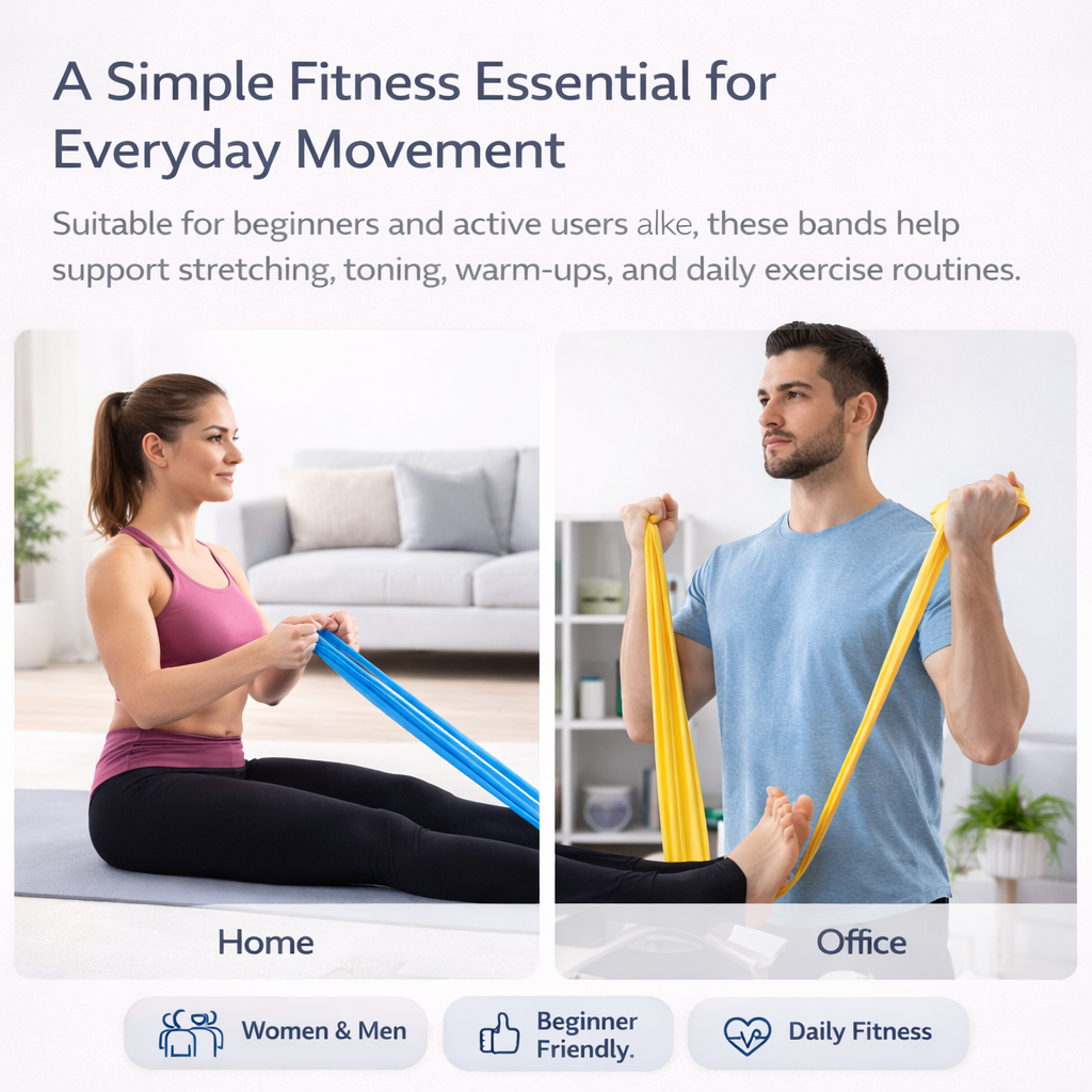 NIUTA 3-Pack Flat Stretch Resistance Bands photo 5