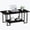 Black, variant on MIERES Coffee Table, Modern Faux Marble Top Coffee Table with Metal Frame and Storage Shelf, 2-Tier Rectangle Accent Cocktail Table for Living Room, Office (White & Black)