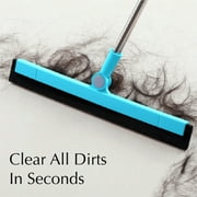 Flat Floor Mop Smart Magic Mop Wood Floor Glass Wiper for Hardwood,Laminate,Tile Floor Cleaning,Microfiber Mopping Wet and Dry Cleaning Hands Free 180°Rotating