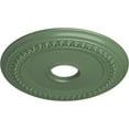 thumbnail image 3 of Ekena Millwork 18 5/8"OD 4"ID x 1 1/8"P Classic Ceiling Medallion (Fits Canopies up to 12 3/4"), Hand-Painted Athenian Green, 3 of 7