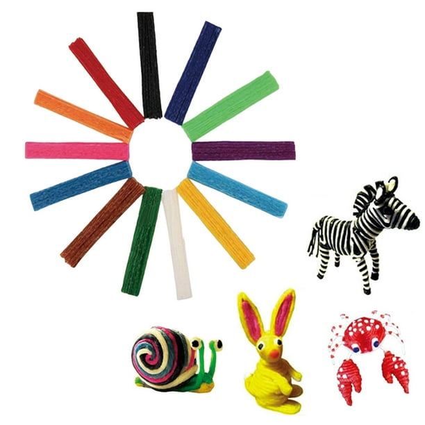 520x Wax Craft Sticks for Kids, Bendable Sticky Wax Yarn in 13 Colors  Sensory