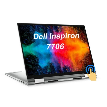 Dell Inspiron 7706 17" QHD+ 2-in-1 Touchscreen (Intel 4-core Core i7-1165G7, 16GB DDR4, 512GB PCIe SSD), (2560 x 1600) Business Laptop, Backlit, Fingerprint, Thunderbolt 4, Windows 11 Home