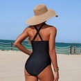 thumbnail image 6 of Gymvis Womens Bathing Suit,Swimsuit for Women,One Piece Athletic Padded Bikini,Black, 6 of 7