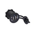 thumbnail image 4 of Motorcycle Double USB Charger Socket Converter Adapter Socket for 650 1000 X300 X650 Ninja 400 650, 4 of 5